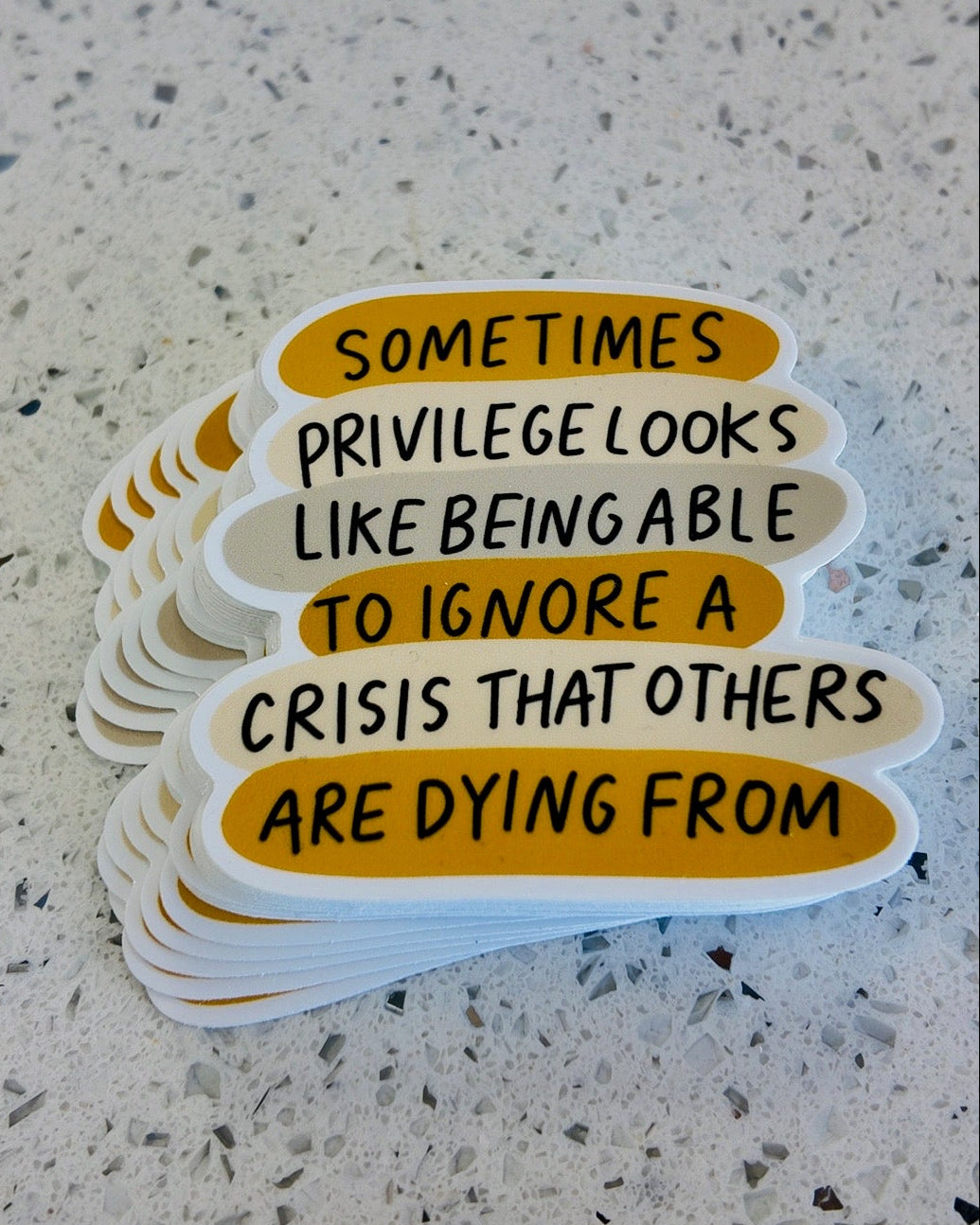 Sometimes Privilege Looks Like Sticker